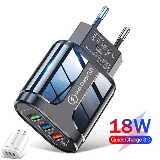 Universal USB Fast Charger for Mobile Phones and Tablets